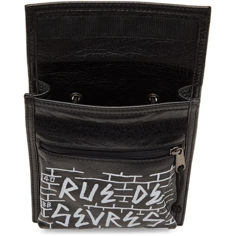 balenciaga explorer pouch fake
